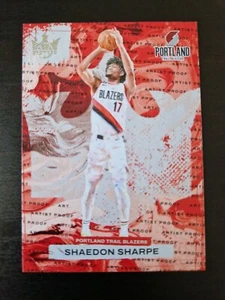 Shaedon Sharpe 2023-24 Court Kings Basketball Card Press Proof NBA - Picture 1 of 2