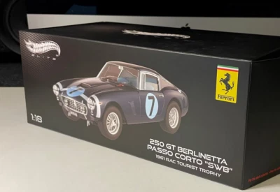 Hot Wheels Elite Ferrari 250 GT Berlinetta Passo Corto 1:18 NEU - Bild 1 von 4