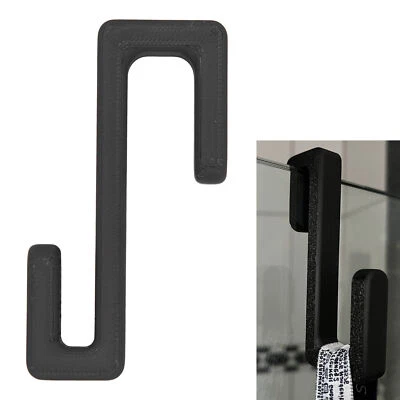 Handtuchhaken Duschtür Duschkabine Halter Handtuchhalter Kleiderhaken Universal - Bild 1 von 4