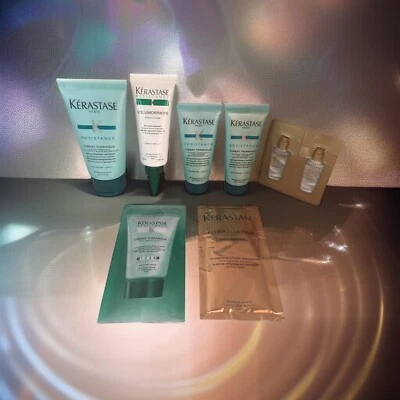 Kérastase Resistance - Champú, Rejuvenecimiento Fortalecedor Leche, Aceite Capilar MUESTRAS Foto 1 de 4