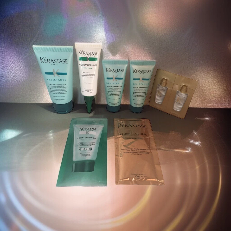 Kérastase Resistance - Shampoo, Resurfacing Strengthening Milk, Hair Oil SAMPLES - Image 1 of 4