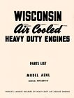 WISCONSIN AENL Air Cool Heavy Duty Engine Parts Manual
