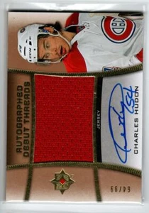 2015-16 Ultimate Collection AUTO #ADTCH Charles Hudon \99 (ref 195968) - Picture 1 of 1
