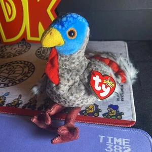 Juguete de peluche Ty Beanie Baby Lurkey The Turkey vintage - edición años 2000 - Imagen 1 de 4