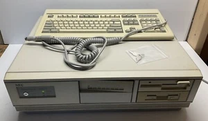 Vintage NEC PowerMate 386/25 Computer W/ Keyboard 25 MHz 16 MB RAM Untested - Picture 1 of 20