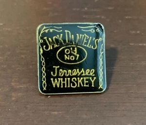 Vintage JACK DANIELS Old No. 7 Brand Tennessee Whiskey Enamel Lapel Or Hat Pin - Picture 1 of 3