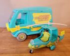 Scooby Doo Mystery Machine Van And Scooby Copter Helicopter Toys Lot