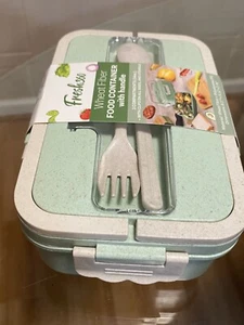 Fresh 360 For Kids Adults Food Container Picnic Bento Storage Box 3 Compartments - Picture 1 of 7