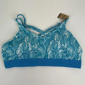 Victoria's Secret Pink Active Ultimate Lightly Lined Sports Bra Blue Size XL - Picture 1 of 6