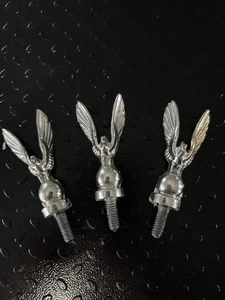 Lot 3 Vintage SILVER Eagle Trophy Topper Metal 2 1/2 Inch Trophy Topper - Picture 1 of 2