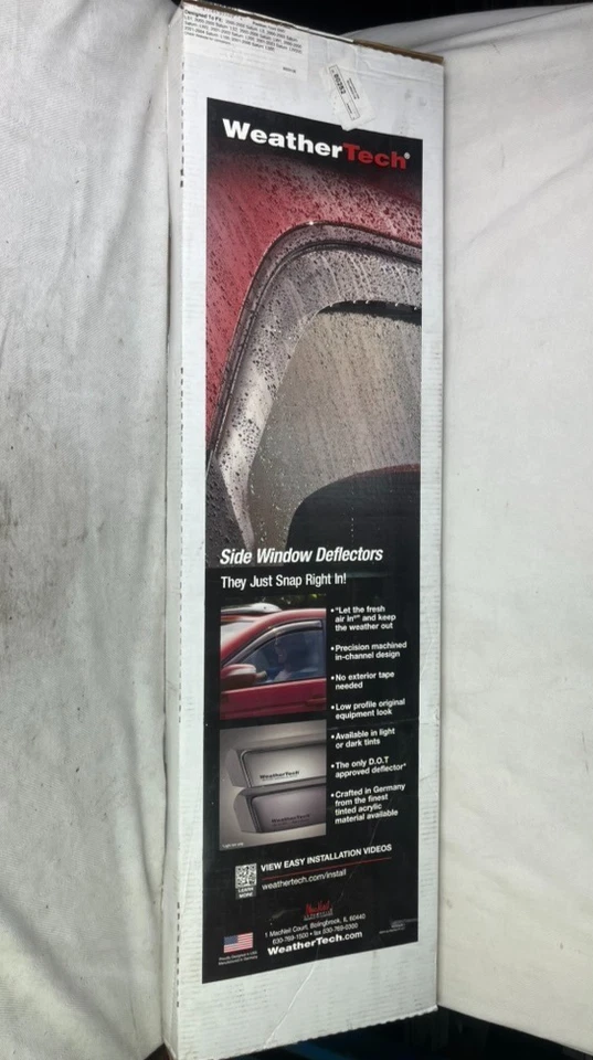 WeatherTech Side Window Deflector 80252 fits; Saturn L300 2001-2006 Foto 1 de 4