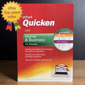 ⚡️QUICKEN Home And Business 2016 For WINDOWS PC - PLEASE READ BELOW ⚠️TESTED - Picture 1 of 5
