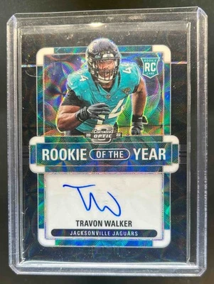 2022 Contenders Optic Travon Walker Rookie of the Year Black Scope Auto #15/25 - Image 1 of 2