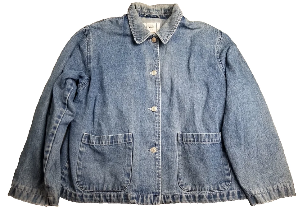 Chaqueta Boundary Waters Mujer Mediana Exterior Granero Corto Shaket Granja De Colección Azul Foto 1 de 4