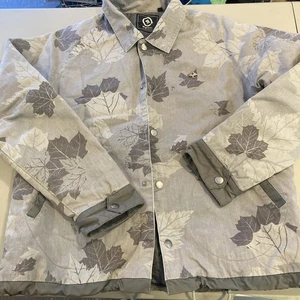 Men's LRG Lifted Research Group Fall Leaf Coach’s Jacket W/ Quilted Lining. - Picture 1 of 5