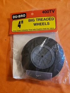 Du-Bro - 4.00" - One Of Inflatable Tires - 4" Wheels - Part 400TV - JT25 - New - Picture 1 of 6