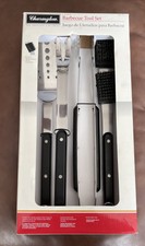 Home grilling 4-piece stainless steel barbecue set (649398146435)