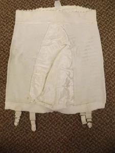 Deadstock Vtg 1950s NEW Open Bottom Girdle w/ Hosiery Garters S 25/26 Rubber - Picture 1 of 6