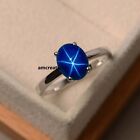 Sapphire Lindy Star Ring 6 Ray Engagement Beautiful Women'S Sterling Silver 925
