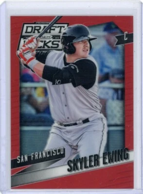 Skyler Ewing 2014 Panini Draft Picks Red Prizm 028/100 - Image 1 of 2