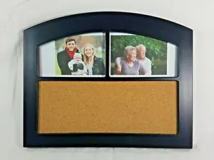 Cork Board Picture Collage Black Frame Home or Office Memo Notes Message - Picture 1 of 4