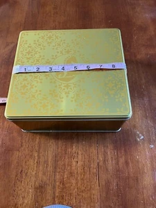 Tin Box Iron Metal Storage Cookie Containers with Lids - Picture 1 of 3