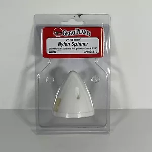 Great Planes Nylon Spinner 2 Inch 51mm White GPMQ4510 - Picture 1 of 4