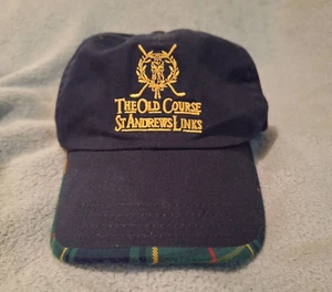 The Old Course St Andrews Links Golf Cap Tartan Collection Adjustable - Imagen 1 de 8