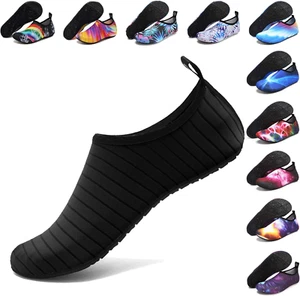 Water Shoes Barefoot Aqua Yoga Socks Quick-Dry Swim Surf Shoes for Women Men - Picture 1 of 12