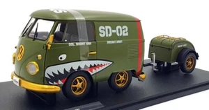 Solido 1/18 Scale Diecast S1810901 VW Kool Kombi Army Fighter 2023 SD-02 Khaki - Picture 1 of 5