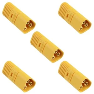 5 x Male MT60 3 Pin Gold Plated Connector 30A Amass - Picture 1 of 1