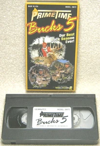 PRIME TIME BUCKS 5 - VHS 2001 - OUR BEST BUCK SEASON EVER - DEER HUNTING - NICE - Picture 1 of 6