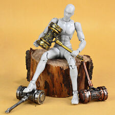 1/12 Scale 2.55'' Metal Haotian Hammer For 6'' Action Figure Body Custom Doll
