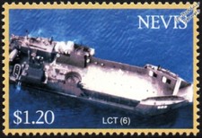 WWII D-Day Landing Craft Tank Mark 6 LCT(6) Ship / Warship Stamp