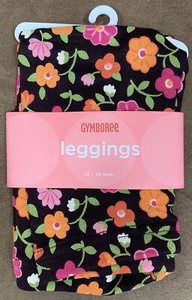 GIRLS GYMBOREE SZ 12-18m LEGGINGS FALL FLORAL SUPER CUTE!! - Picture 1 of 1