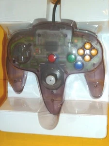 Genuine Nintendo 64 (N64) Controller Purple Authentic Tight Stick Excellent Cond - Picture 1 of 8