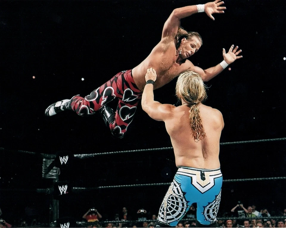 Shawn Michaels 8x10 WrestleMania Foto Luchador Salón de la Fama Lucha HBK Chris Jericho Foto 1 de 2