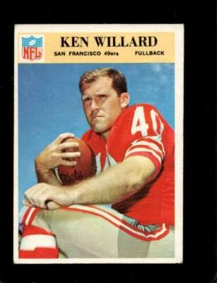 1966 PHILADELPHIA #181 KEN WILLARD VGEX (RC) 49ERS *X77653 - Image 1 of 2