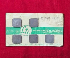 LOVEJOY Carbide Inserts SPE 63 DMB Grade M+, 3/4" x .190" - Lot of 5 pieces NEW - Picture 1 of 4