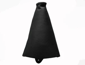 FORD FUSION (2002-2012) Soufflet Levier De Vitesse 100% Cuir - Couture Noir - Picture 1 of 1