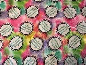 Kind Heart Fierce Mind Brave Fabric OOP BTFQ Only 2 Fat Quarters Left - Picture 1 of 3