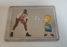 1990 Michael Jordan Knows Bart Simpson Promo Card. "It's The Shoes Man!" VTG