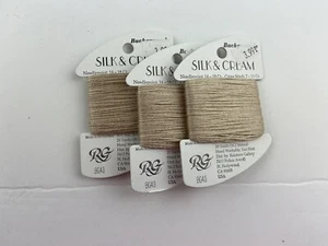 Rainbow Gallery Silk And Cream Thread BG43 Tan Thread Lot Of 3 Discontinued - Picture 1 of 4