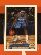 2003-04 Topps Carmelo Anthony Draft Pick #3 Rookie Card RC #223 Denver NBA HOF