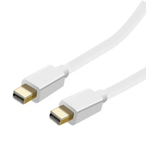 Mini DisplayPort/Thunderbolt männlich / männlich Videokabel, 1.8m – Weiß - Afbeelding 1 van 5