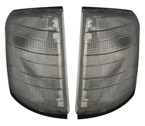 Frontblinker Set für Mercedes W124 E-Klasse 85-96 Grau Smoke Schwarz Blinker - Bild 1 von 11