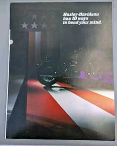 1971's Harley Davidson 10 Ways To Bend Your Mind Vintage Brochure - Bild 1 von 3