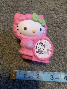 Sanrio Hello Kitty Clock Snow Day 2011 McDonalds Happy Meal Toy Keep The Date - Picture 1 of 10