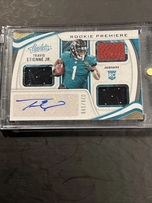 2021 Panini Absolute - Rookie Premiere  Travis Etienne #212 /399 (AU, MEM, RC) - Image 1 of 2