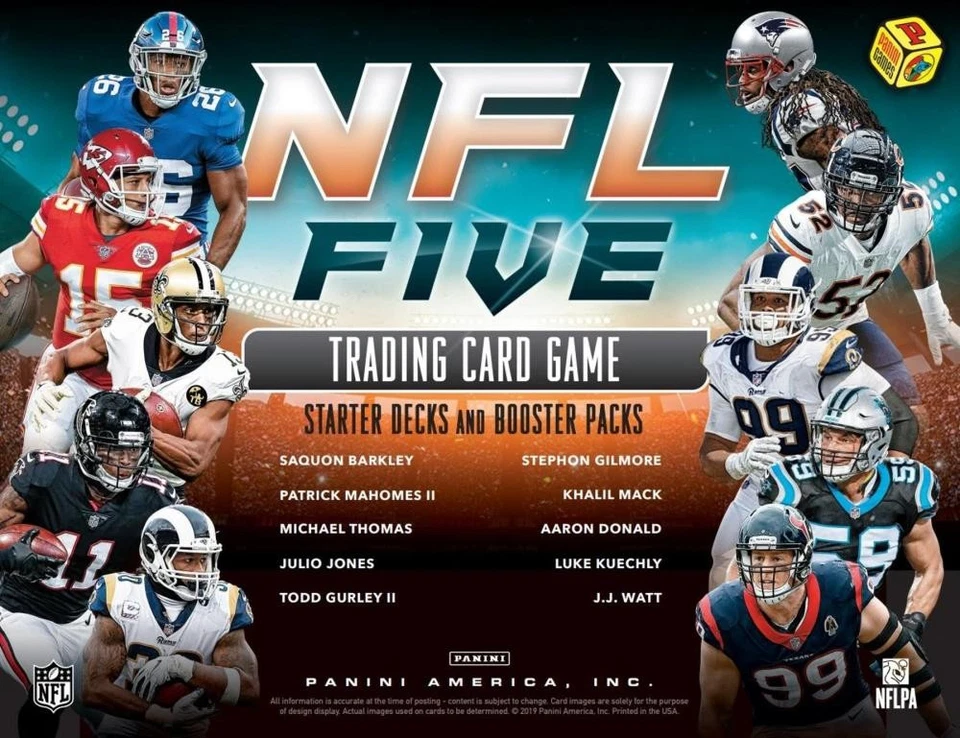2019 Panini NFL Football Five Collectible Card Game C1-L200 Pick From List - Image 1 of 1